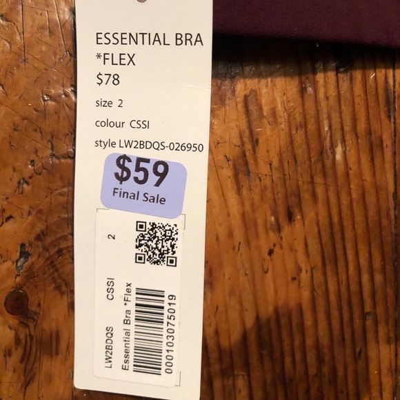 NWT Lululemon Sport Bra - Picture 4 of 4